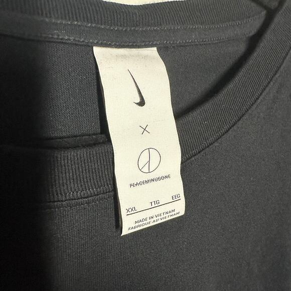 Nike x Peaceminusone Men's G Dragon Cf Black Long Sleeve Tee Size XXL - Picture 4 of 8